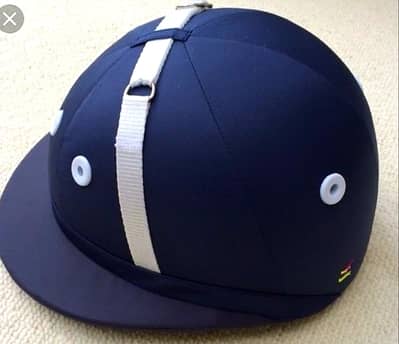 SPORTS QUALITY POLO HELMET with Face Guard SIZE Medium approx 56cm