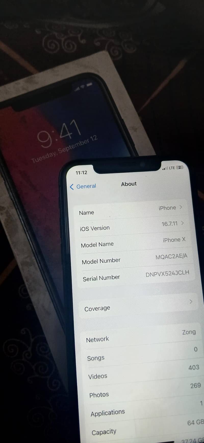 Iphone x sim working 3