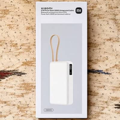 xiaomi 67w power bank 20000 integrated cable