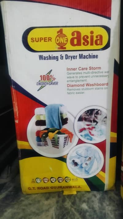 super 1 Asia washing machine and dryer machine  full steel
