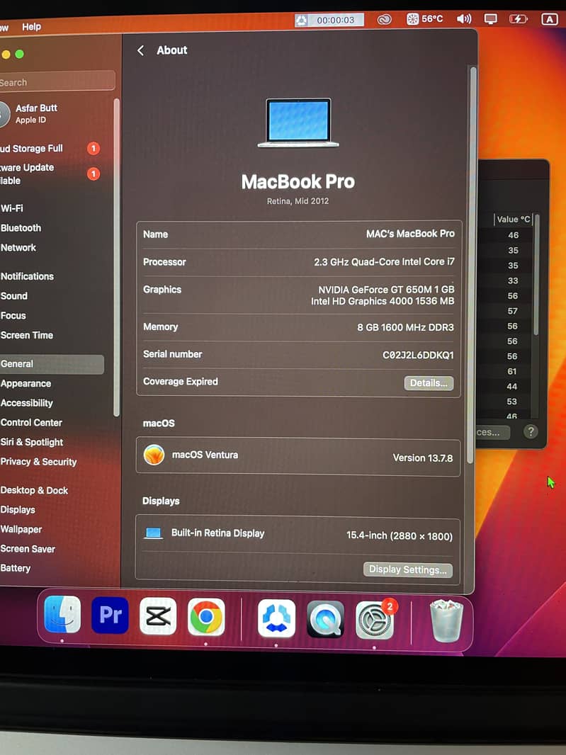 Macbook Pro Mid 2012 1