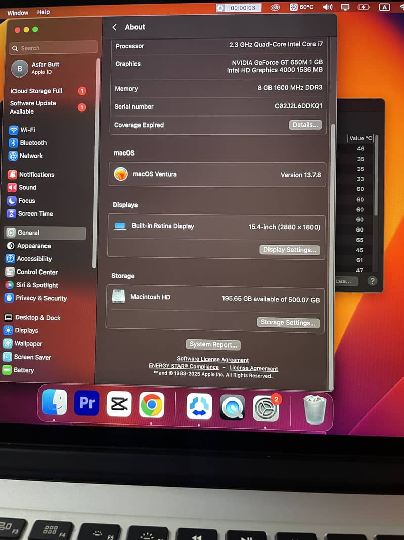 Macbook Pro Mid 2012 4