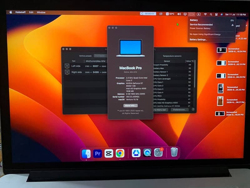 Macbook Pro Mid 2012 6