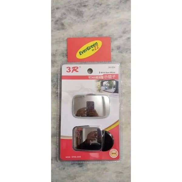 Car 360 Degree Wide Angle SQUARE Convex Mirror Small SQUARE Side Parking Mirror BLIND SPOT MIRROR 2pcs/set
