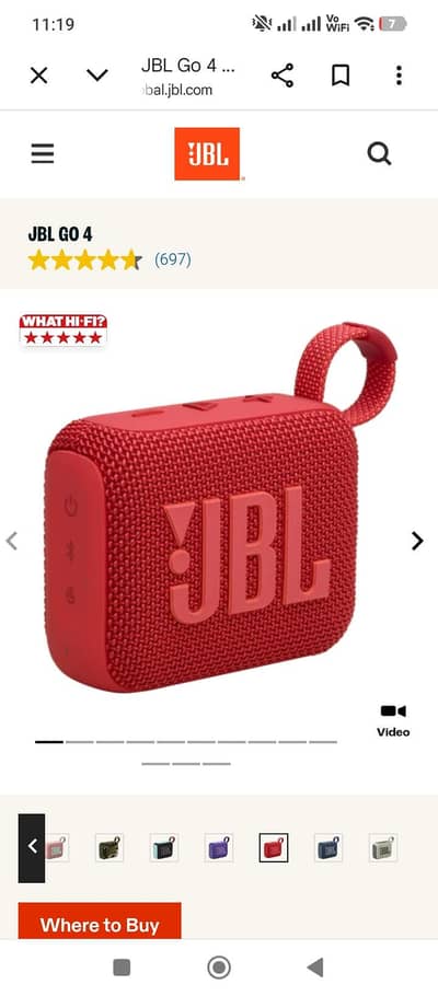 JBL speaker Go 4 ultra