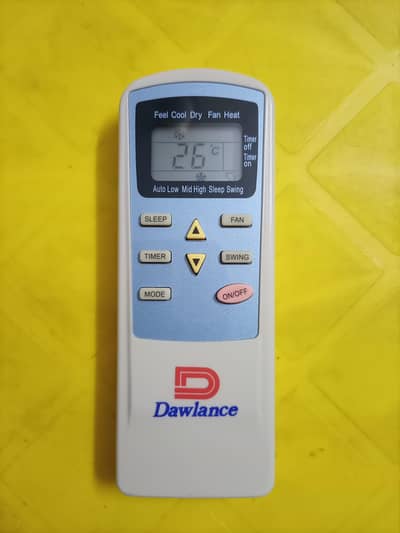 Dawlance Split AC Genuine Remote Control with Holder 03317862112