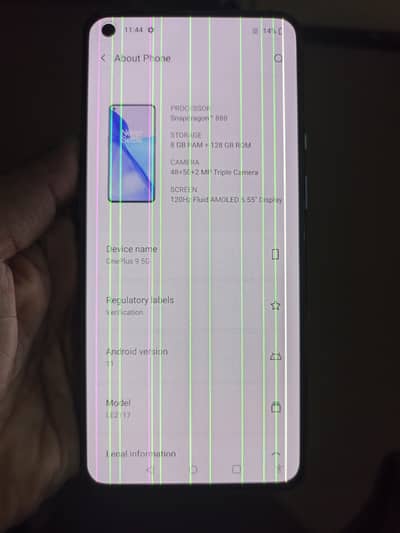 one plus 9 8GB 128GB good condition