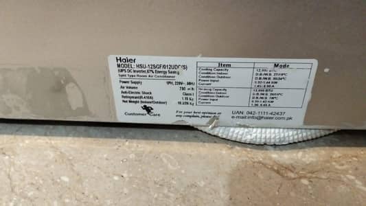 Haier inverter Ac for sale