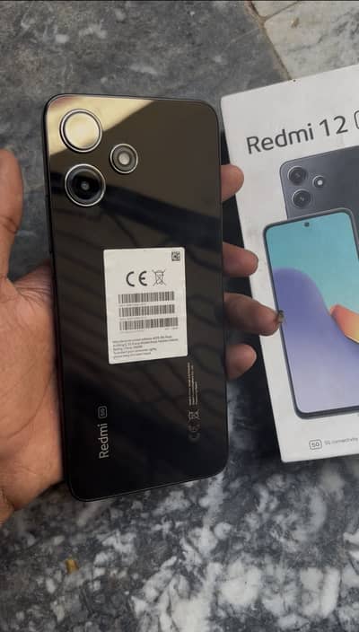 Redmi 12 5G Non PTA Brand new vibe with Box 10/10 condition 4/128gb