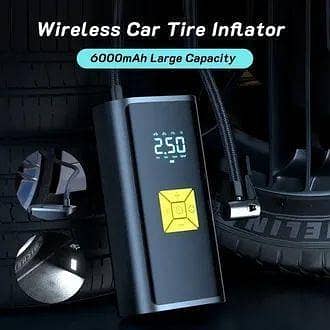 CAR PORTABLE Rechargeable Air Pump Tire Inflator Portable Compressor Digital Cordless Car Tyre Inflator For Motocycle Bicycle Balls