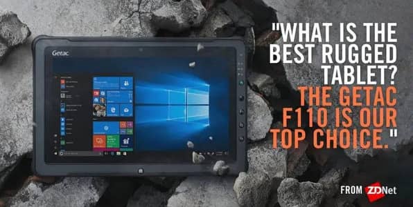 Getac F110 G1 Rugged Tablet Toughbook 16GB Ram with barcode reader
