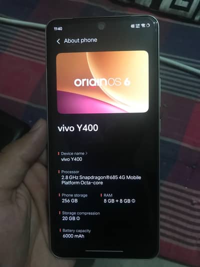 Vivo Y400 Urgent Sale