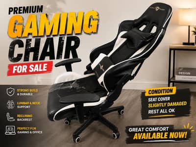 Gaming / Computer Chair / Adjustable Reclining/ Good Condition