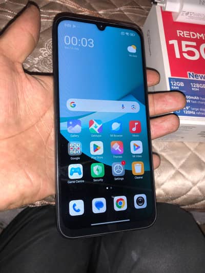 Xiaomi Redmi 15c box sht h original chger hai 6 128 finger ok