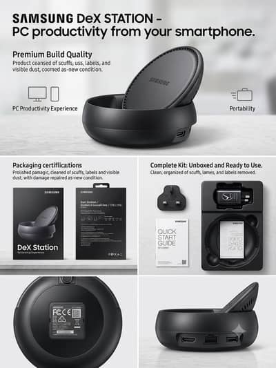 Samsung Dex Dock Station, desktop experience