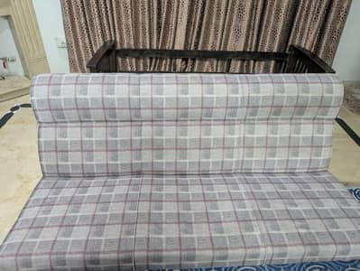 5 Seater Sofa Set - Solid Wood Frame (3+1+1)