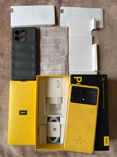 POCO X6 Pro 5G (12gb 512gb) Complete Box