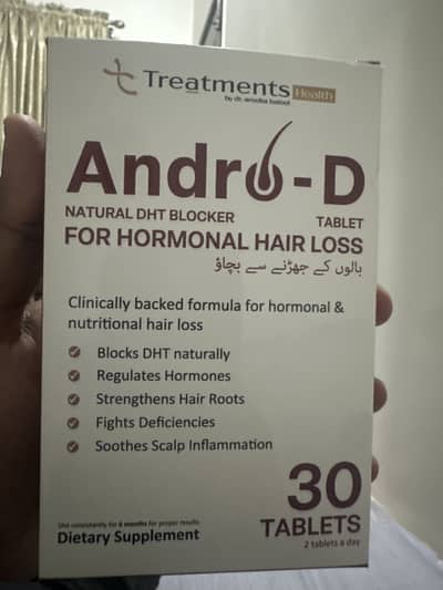 Andro -D for hair loss by Dr Arooba Tahir