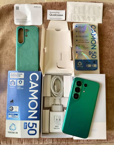 Tecno Camon 50 Pro Complete Box