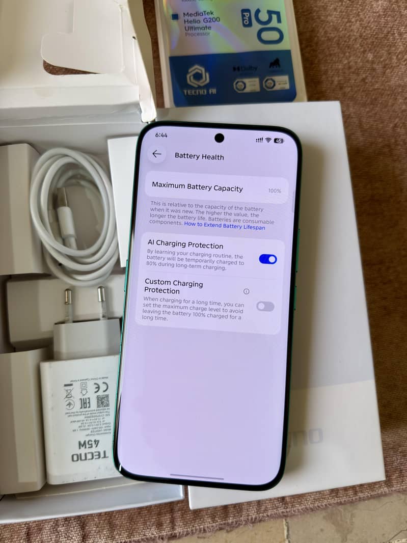 Tecno Camon 50 Pro Complete Box 12