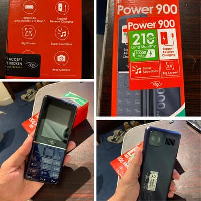 ITEL POWER 900 10K MAHPHONE + POWERBANK. REVERSE CHARGING SUPPORT PHO