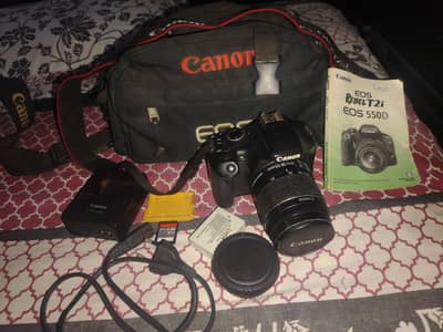 Canon EOS 550D DSLR Camera + 18-55mm Lens | Complete Setup