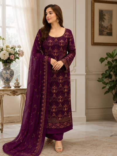 Chiffon 2p suit | premium suit |