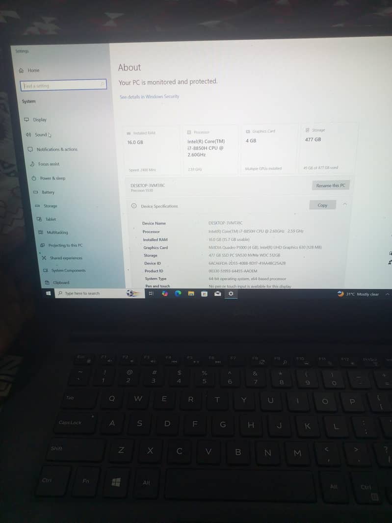 Dell precision 5530 1