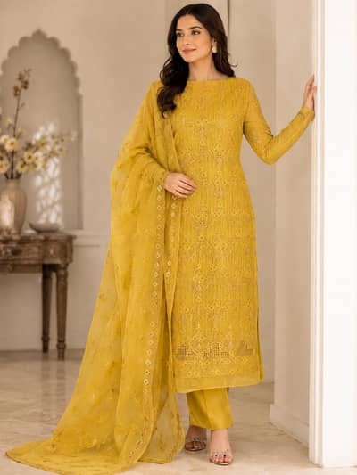 Chiffon Suit | 2p suit |
