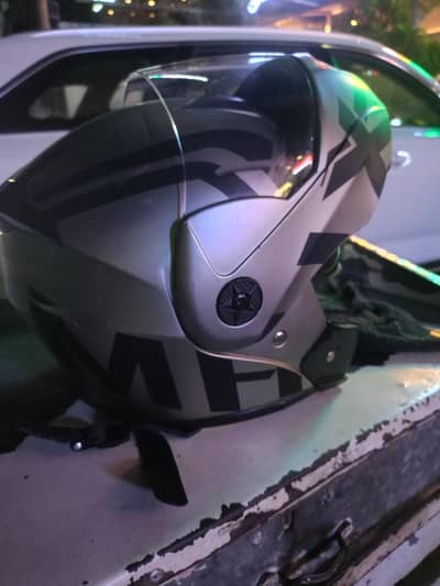 nice brand helmet grey colour