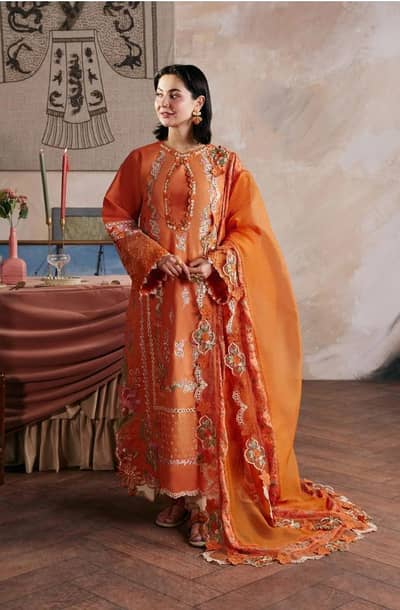 Unstitch Embroidery 3pcs Lawn Suit