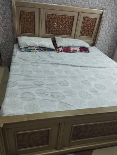 King Bed /Wooden Bed / Kaali Tali/ Big Solid Bed / Deco Paint Bed