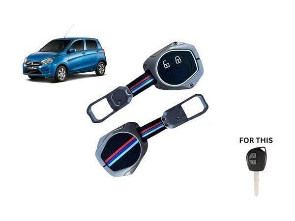 CAR SUZUKI CULTUS METAL KEYCOVER KEYCHAIN WITH SCREWDRIVER DUSTPROOF RUSTPROOF WATERPROOF SHOCK PROOF EASY TO INSTALL LUXURY LOOK ELEGANT DESIGN