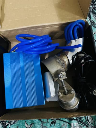 Cutt off exhaust with 2 remotes and compressor complete accesories