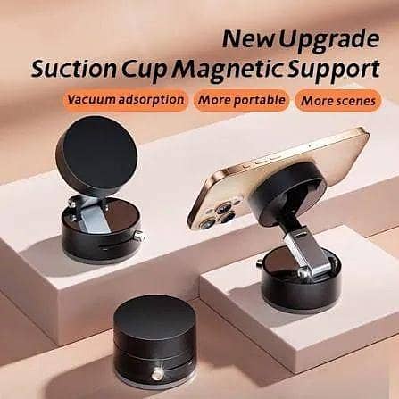 1 Pc Car Windshield Magnetic Suction Phone Holder In Sleek Design Suitable for Mobile Phone for Car