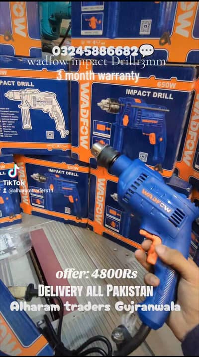 wadfow company 13mm impact Drll hole sale price