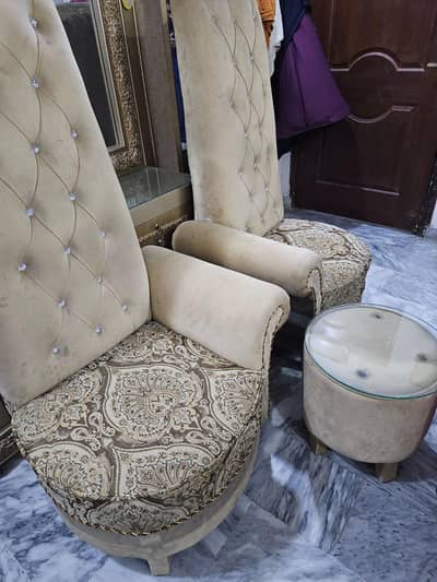 New Sofa Chairs + Matching Round Table