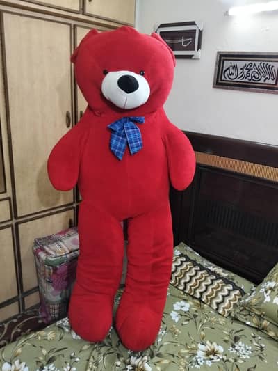 7 feet teady bear for sale Red color
