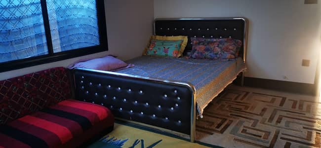 Iron Double Bed – Good Condition