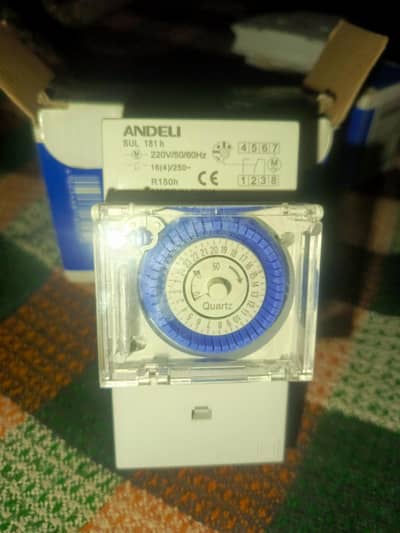 Andeli SUL 181 h 24-hour analog timer switch.