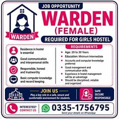 Female Hostel Warden