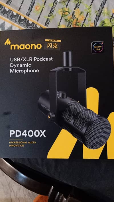Maono PD400X Professional Podcast Microphone | 10/10 Condition