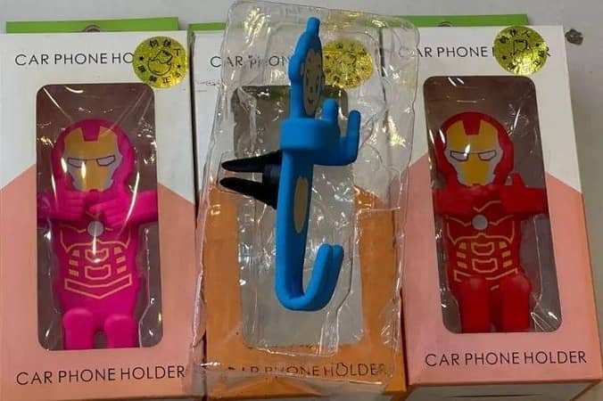 CAR FUNNY CHARACTER FACE AC VENT UNIVERSAL MOBILE HOLDER FOR ALL MOBILE