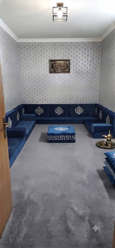 Majlis sofa with curtain