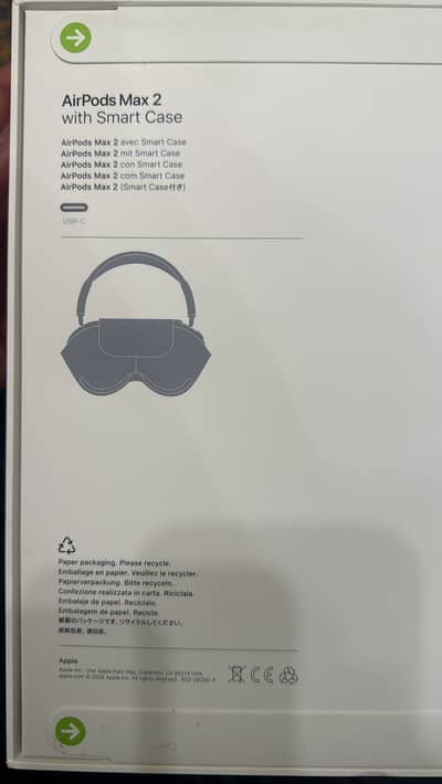 APPLE AIRPODS MAX 2 CTYPE LATEST  BRAND NEW BOX PACK