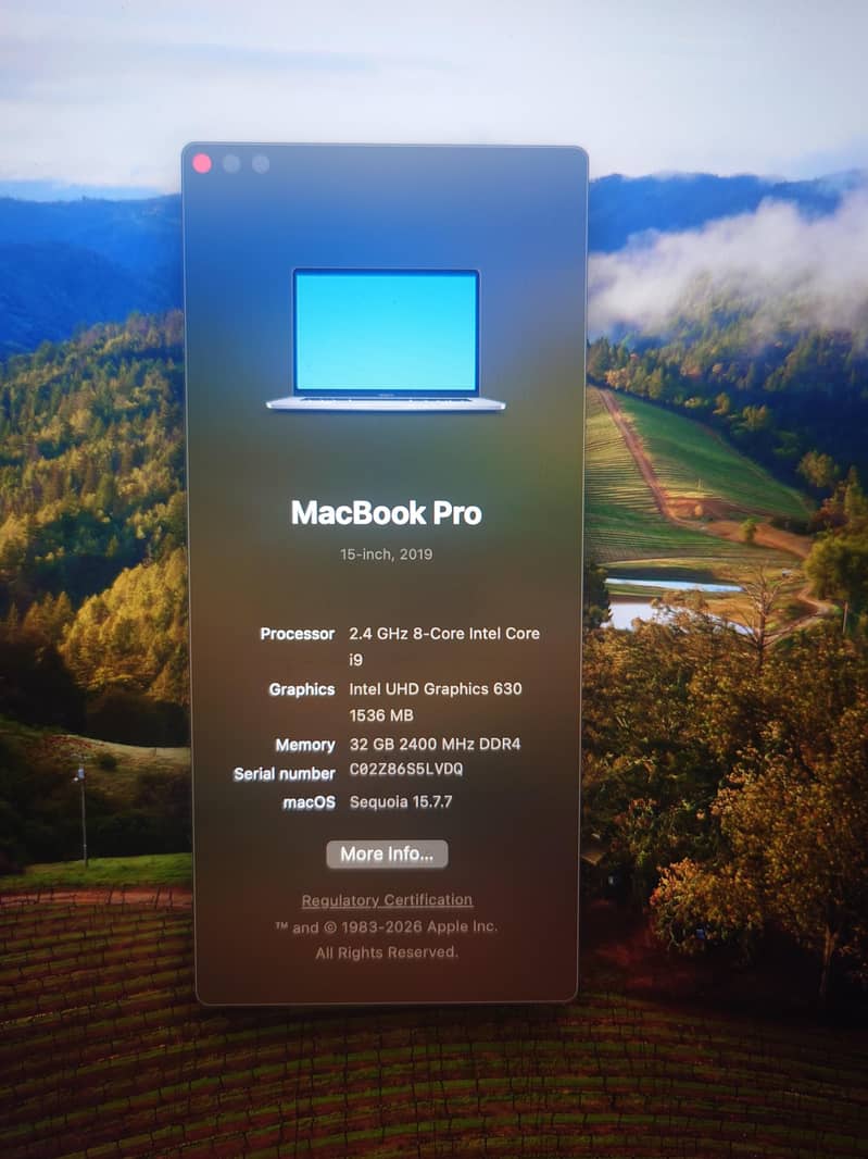 MacBook pro 2019 1