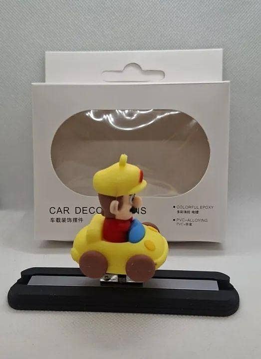 CAR DASHBOARD SLIDING MARIO ON CAR DECORATION