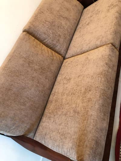 5 Seater Sofa with Round Center Table
