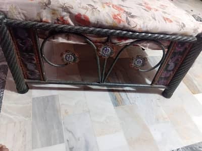 iron single bed