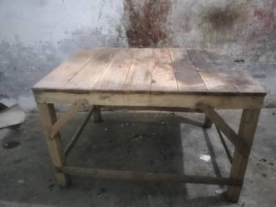 Wood Table 4by3 size